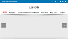 Tablet Screenshot of linceservicos.com.br